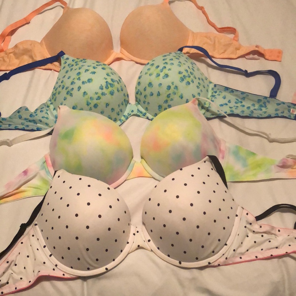 PINK push up bras